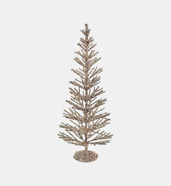 Shishi Tinsel Tree Champagne, Champagne, 46-cm, Packshot View