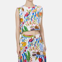 Fresh Table Fruit-print Sleeveless Top