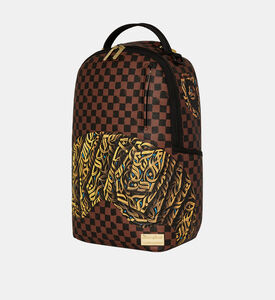 حقيبة ظهر بطبعة بسحاب أمامي