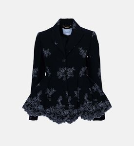 Marlene Peplum Seersucker Jacket