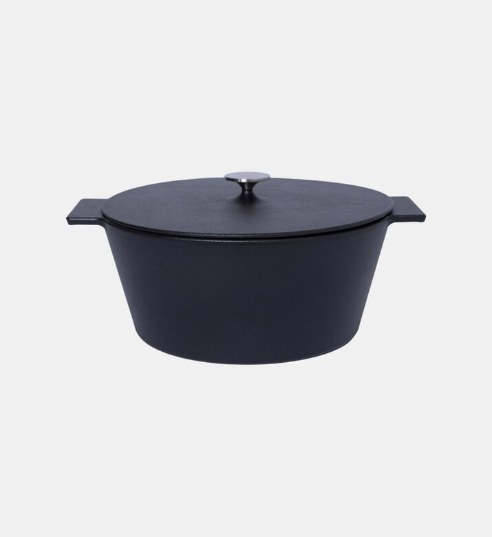 Cast Iron Lidded Casserole