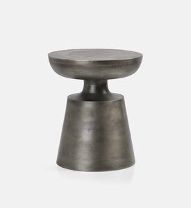 Home Deco and More Stan Antique Nickel Side Table, Packshot View