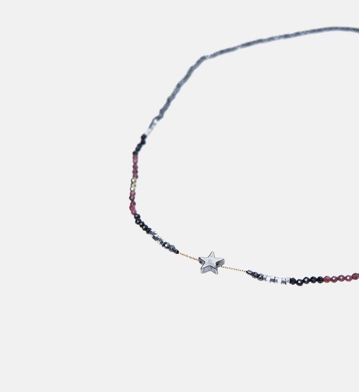 Hematite Stars Charm Necklace