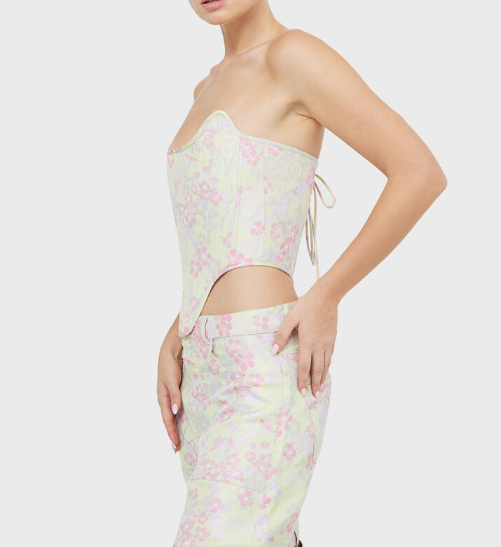 مشد على شكل زهرة الديباج