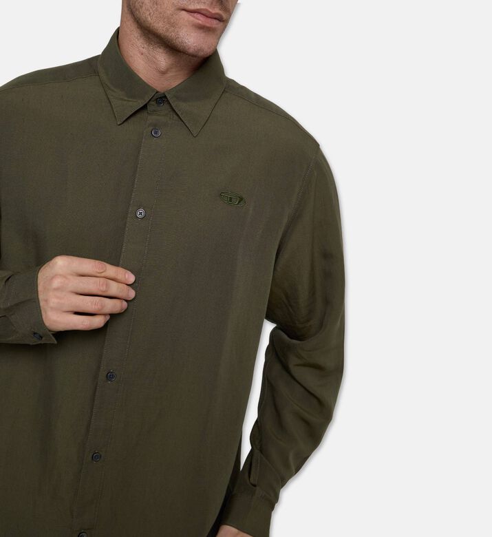 Diesel Shirt, Green, 52, Model View