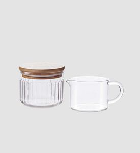 مجموعة إبريق الحليب ووعاء السكر