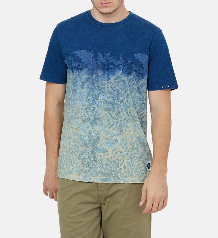 Washed Graphic Effect T-shirt