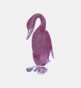 بطة ننظر إلى أسفل النحت الكريستال