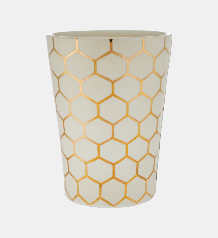 Nour Bougie Deborha Honney Comb Scented Candle, White, 19.5-cm, Packshot View
