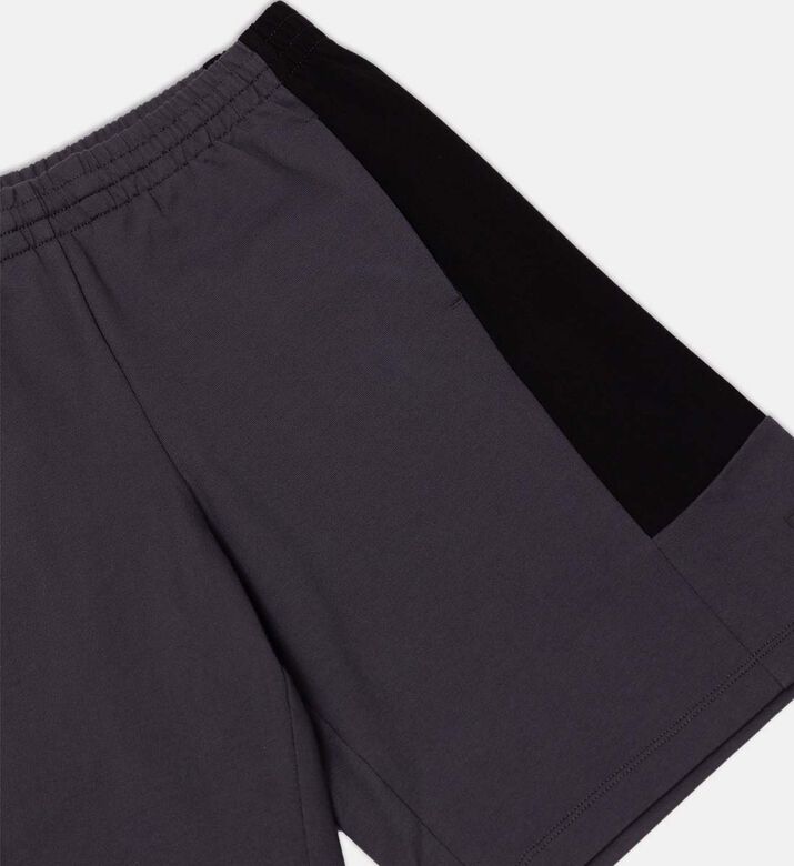 Cotton Color-blocked Design Shorts