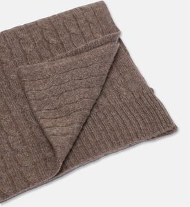 Galeries Lafayette Scarf Cachscarf, Brown, Fs, Packshot View
