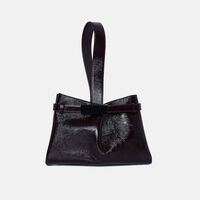 Span Leather Bar Hardware Clutch