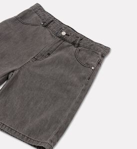 Stella McCartney Grey-wash Cotton Shorts, Packshot View