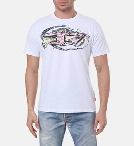 تيشيرت قصير الأكمام بياقة دائرية