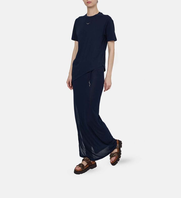 Edda Asymmetric Short-sleeve T-shirt