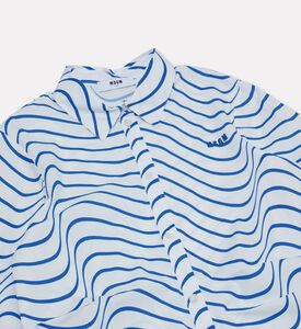 M S G M Stripe-print Button Closure Dress, Packshot View