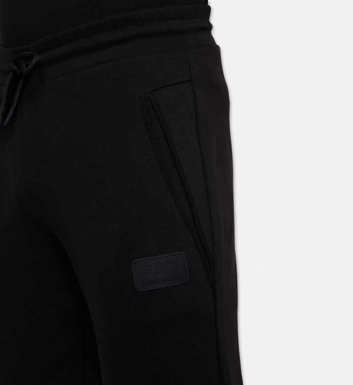 EA7 Cotton-blend Pants, Black, Xl, Model View