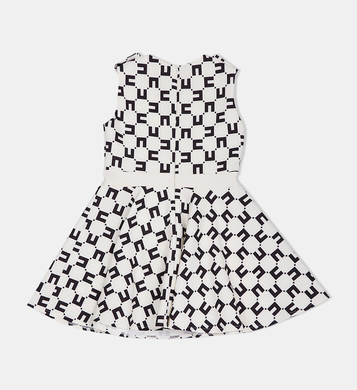 Girl Monogram Sleeveless Dress
