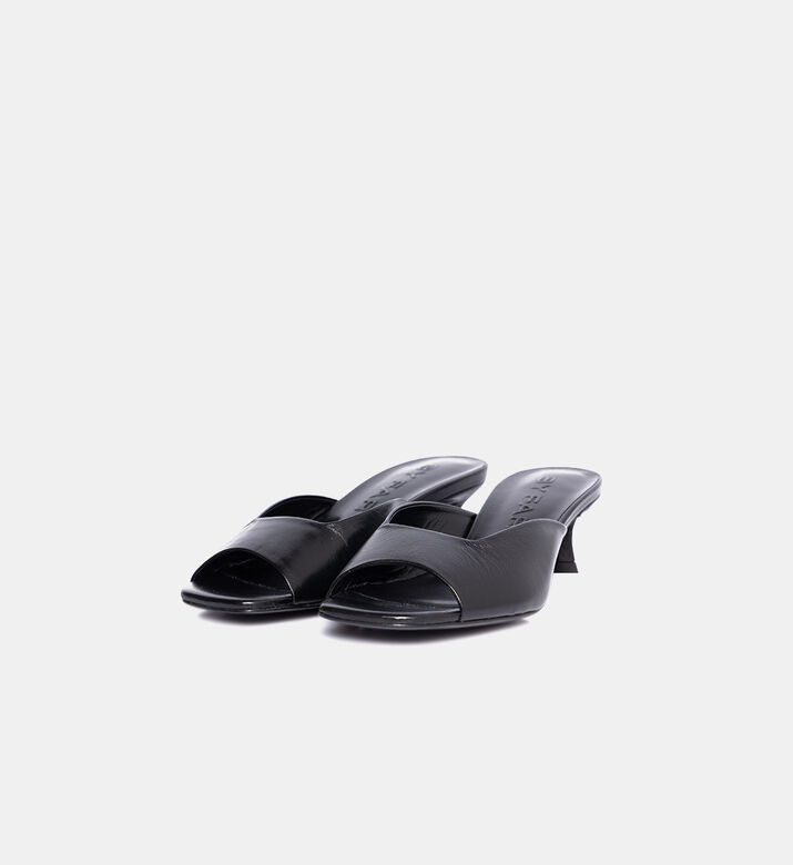 Wendy Creased Leather Sabot