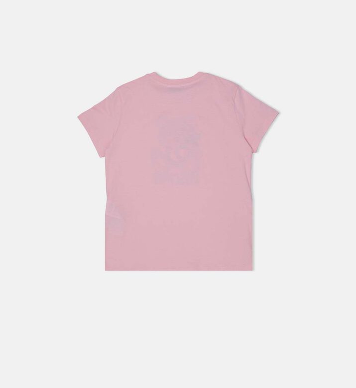 تيشيرت بياقة مستديرة بطبعة دب تيدي