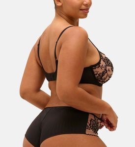 Sheer Tulle Embroidered Full Cup Bra