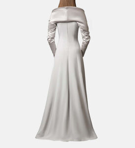 Neck Crystal-embellished Halter Neck Dress