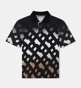 Monogram Print Polo Shirt Monogram Print Polo Shirt