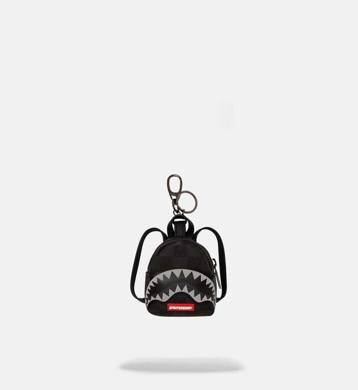 Checkered Shark Keychain