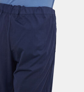 Elasticated Waist Straight-leg Shorts