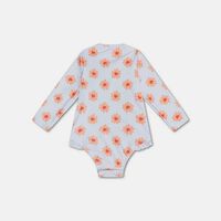 Flower Hearts Printed Rashguard