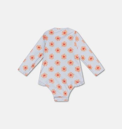 Flower Hearts Printed Rashguard