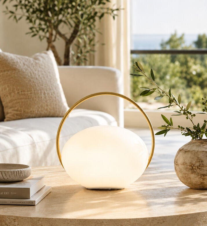 Umage Orbit Aluminum Wireless Table Lamp, Packshot View