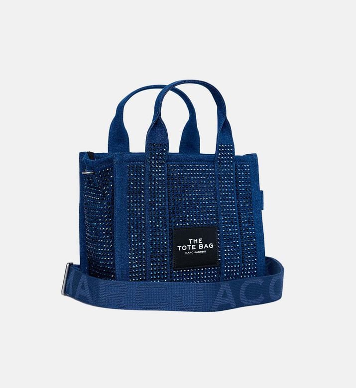 The Crystal Denim Small Tote Bag The Crystal Denim Small Tote Bag