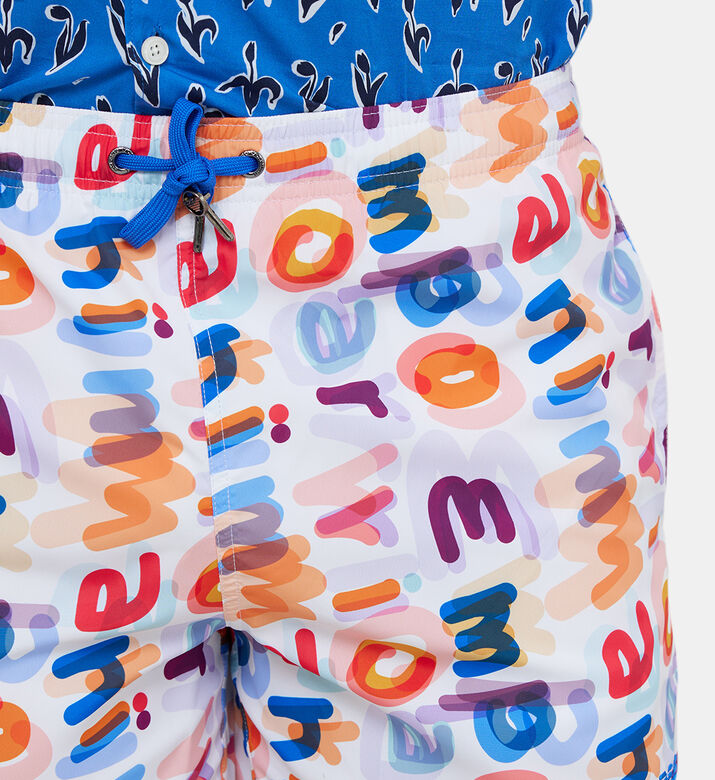 Asv Macro Logo-print Swim Shorts