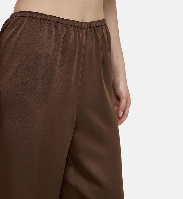 Elasticated Waist Wide-leg Jogging Pants