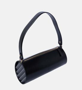 Tube Cylindric Leather Handle Bag Tube Cylindric Leather Handle Bag