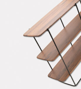 Home Deco and More Shard Double 3-shelves Shelving Unit, Packshot View