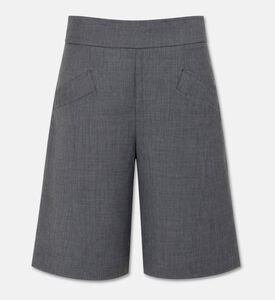Ganni Wool-blend Bermuda Shorts, Packshot View