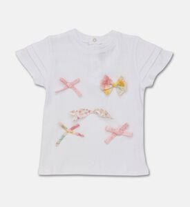 Jules & Juliette Paris Bow-detail Short-sleeve T-shirt, Packshot View
