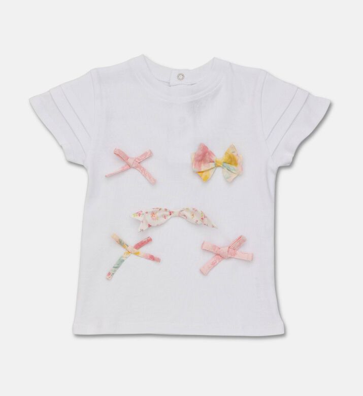 Jules & Juliette Paris Bow-detail Short-sleeve T-shirt, Packshot View