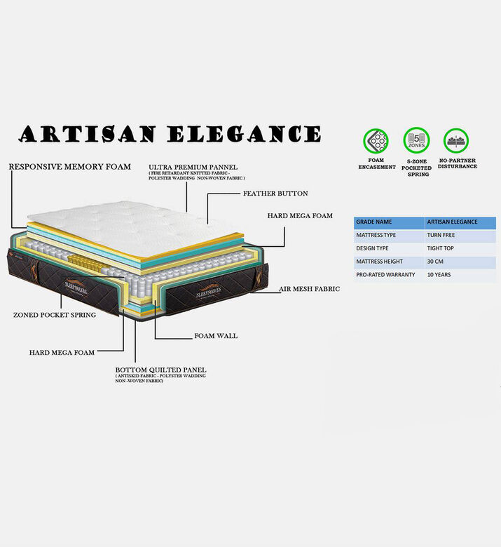 Artisan Elegance Feather Feel Mattress