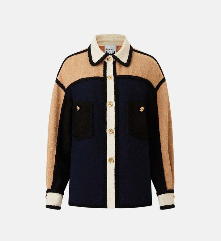 Long-sleeve Button-up Jacket