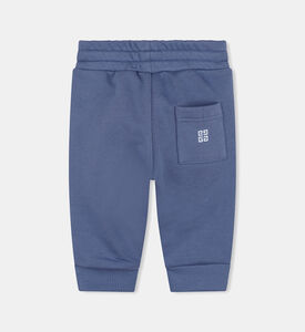 Elastic Waist Cotton Trousers