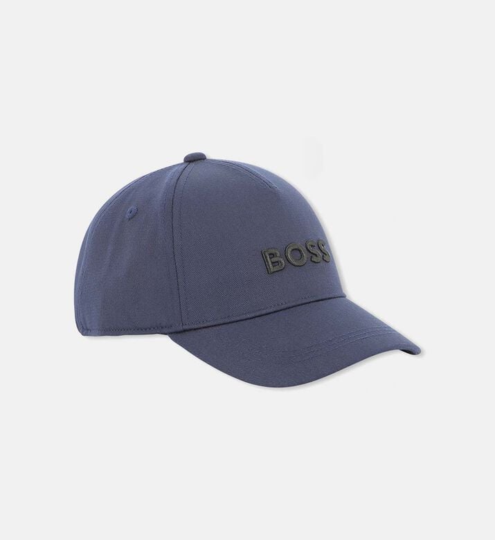 Twill Striped Logo-embroidery Cap