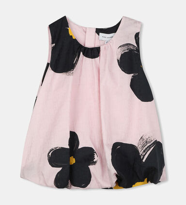 Floral Print Sleeveless Blouse