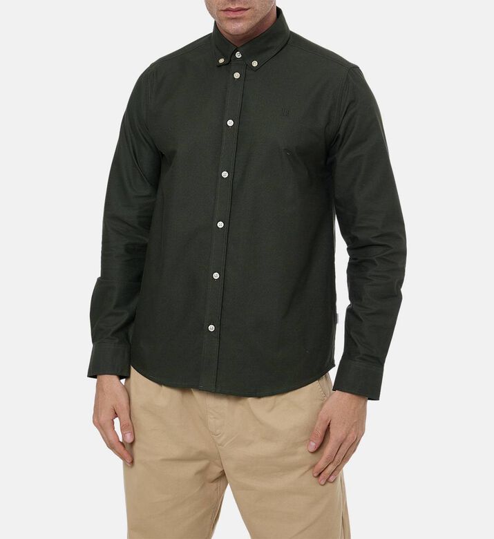 Les Deux Konrad Long-sleeve Oxford Shirt, Model View