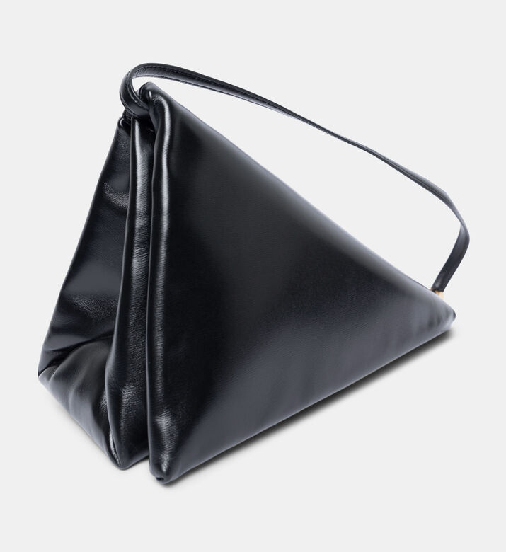 Triangle Prisma Leather Bag