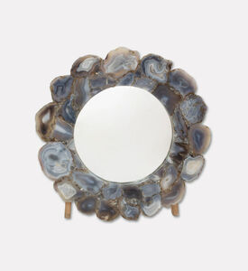 Home Deco and More Agatha Stones Frame Mirror, Packshot View