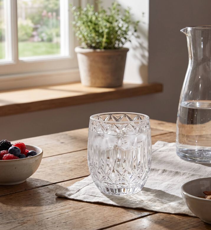 Edg Diamond Glass Short Textured Glass, Model View