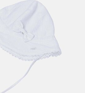 قبعة أطفال مزينة بعقدة جانبية